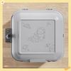 Totally Closed Cat Litter Box Large Capacity Cat Bedpans Anti-Spill & Sand-Leakage Pet Toilet Plastic Cat Sandbox Sanitary Tray