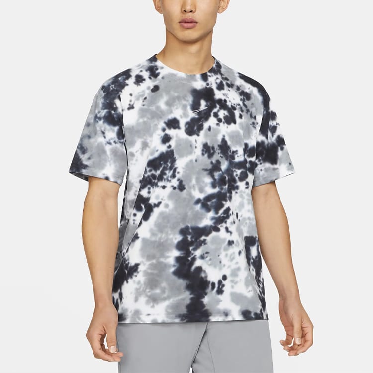 Nike Sportswear Loose Fit Tie-Dye Print Tee Gray DB6150-101
