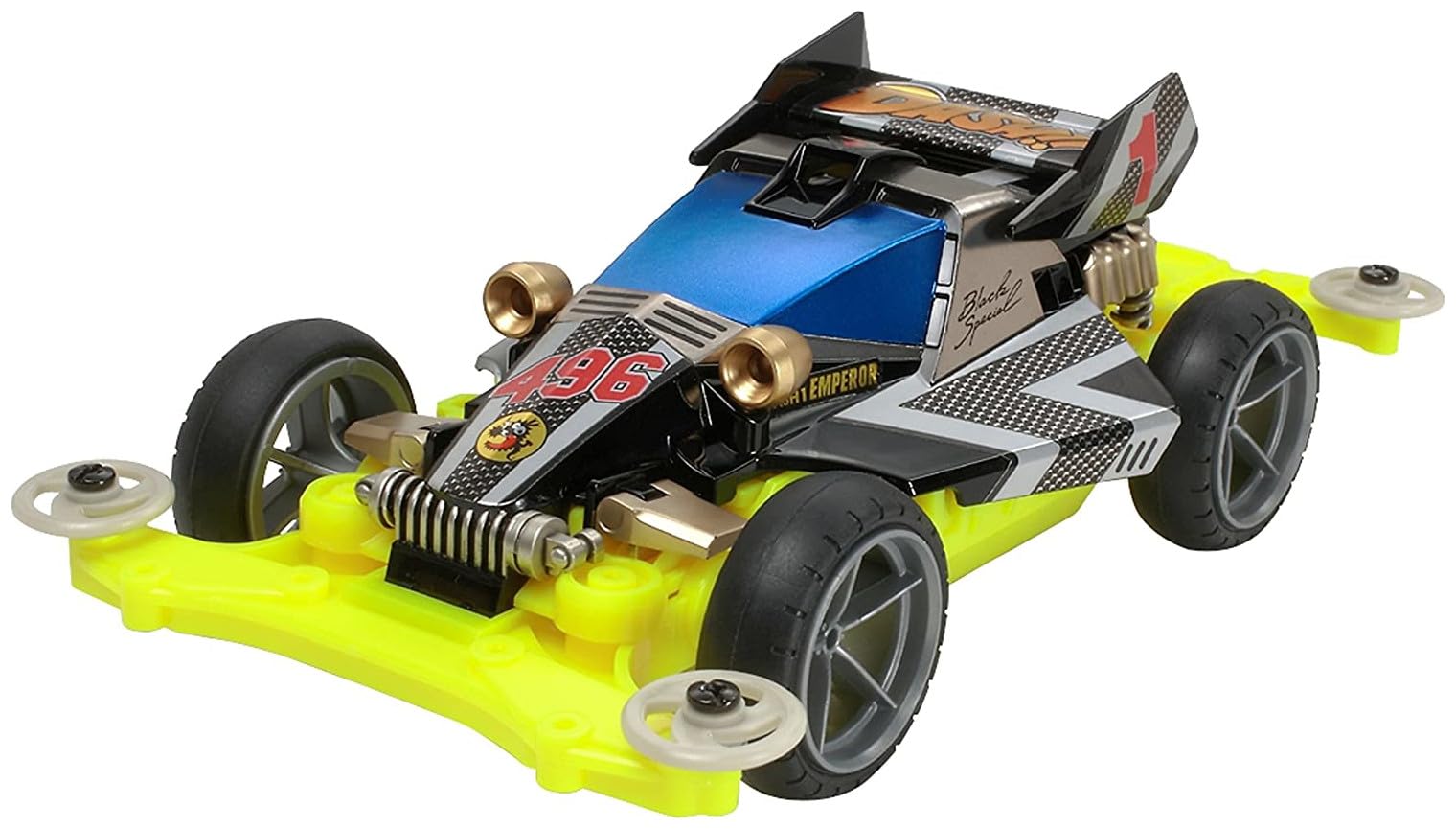

Tamiya Mini 4WD Специальное издание Dash 1 Emperor Шасси MS Black Special 95296 чёрный