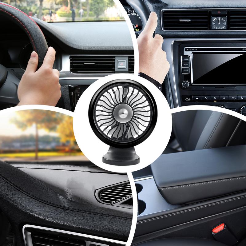 Auto-Lüfter Lüftungsschlitz-Klipfgerät Kühler USB-betrieben Auto-Kühlventilator Auto-Zubehör für Fahrzeug Van LKW Wohnmobil