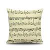 Piano Key Wonderful Notes Decorative Pillowcase Car Sofa Art Piece Office Seat Cushion Cover Home Decoration