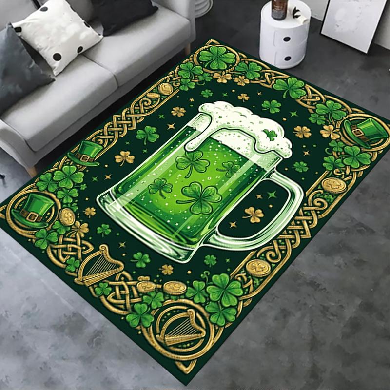 

2025 New St.Patrick s Day Carpet Rug for Living Room Bedroom Home Sofa Decoration,Kids play Non-slip Floor Mat81 40x60cm( 15x23in )