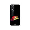 Case for Oppo A38 Colorful Nike Logo Black Front