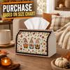 1pc Scandinavian Myth Character Tissue Box - Gnome Trio Sunflower Napkin Storage Box, Suitable for Rolls/Facial Tissues/Single Sheets, Multi-Functiona