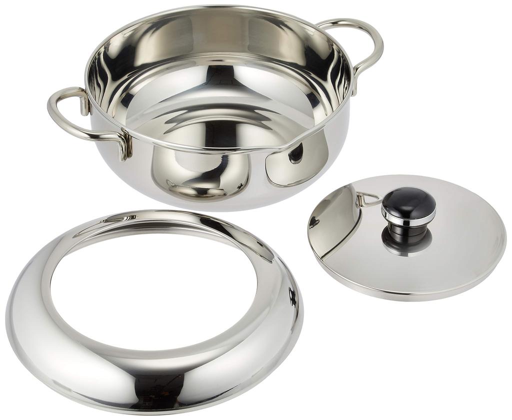 Miyazaki Seisakusho Objet The Tempura Pot, 20cm, Made In Japan, 5-Year Warranty, IH Compatible, Lightweight, OJ-44