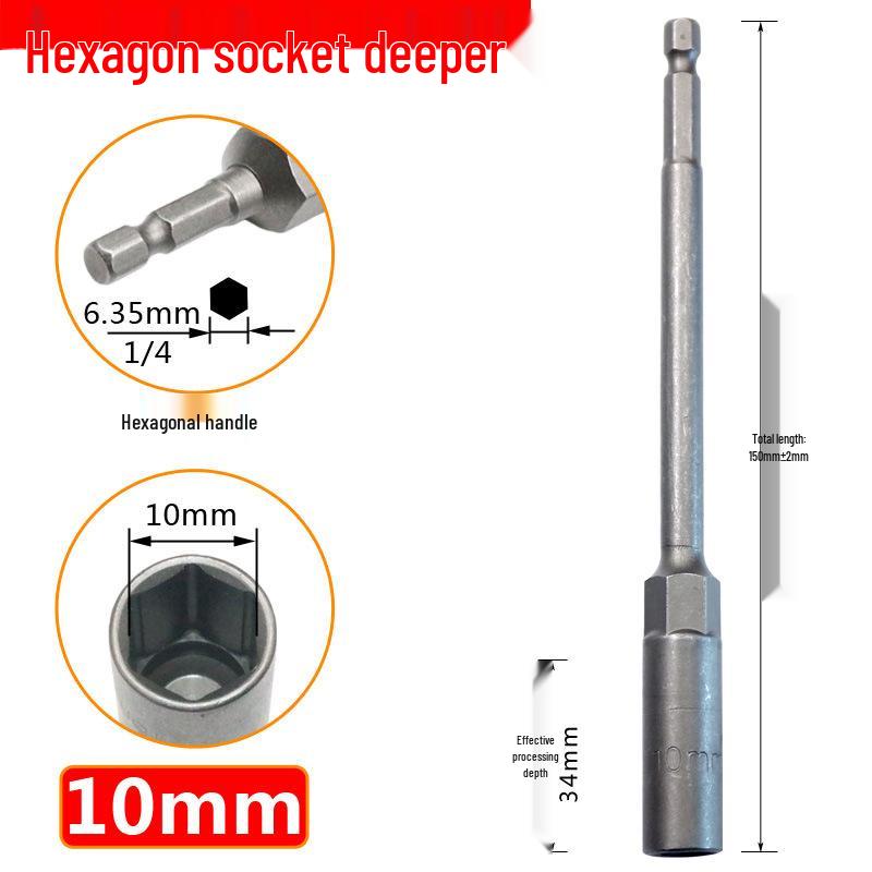 Chiave per Dadi Esagonali Profondi per Trapano Elettrico 5.5mm