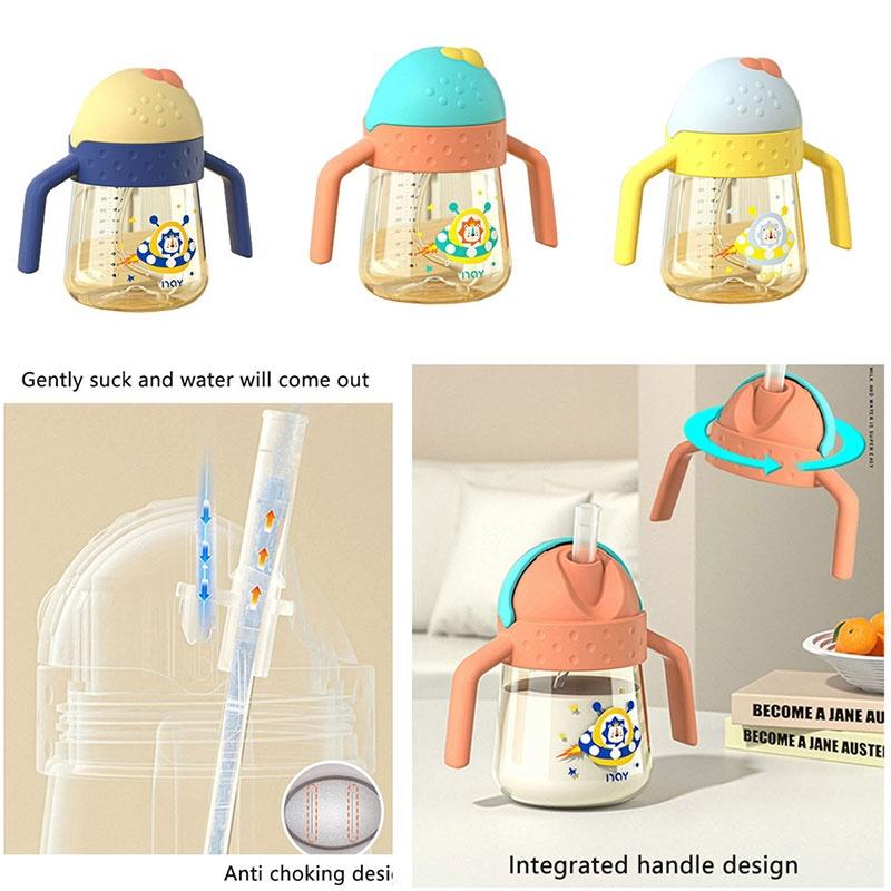 Pp Anti-colic Baby Nursing Bottle 300ml Wide Bore Learn Drinking Milk Bottle