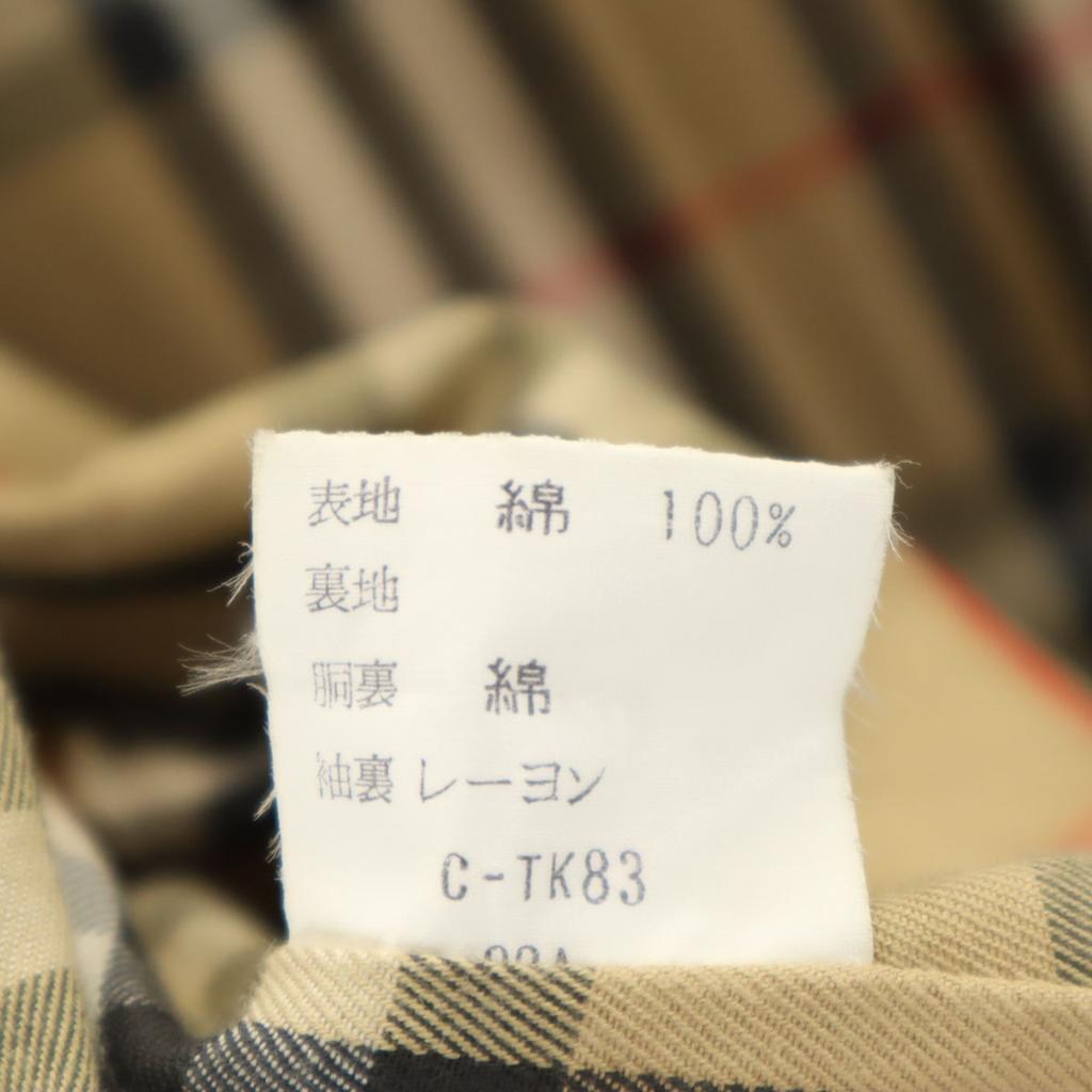 Burberrys 90s Made in England Old trench coat khaki Men's Used