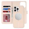 For iPhone 15 Pro Wallet Case Compatible with MagSafe Anti-Drop Detachable PU Leather Phone Cover