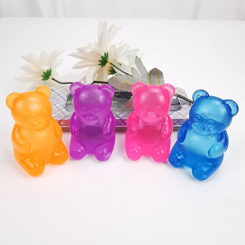 Süßer Bär Nee Doh Maltose Squishy Spielzeug Teig Buntes Sensorisches Spielzeug Kreative Schreibtischdekoration Stressabbau Puppe Knet-Fidget-Spielzeug