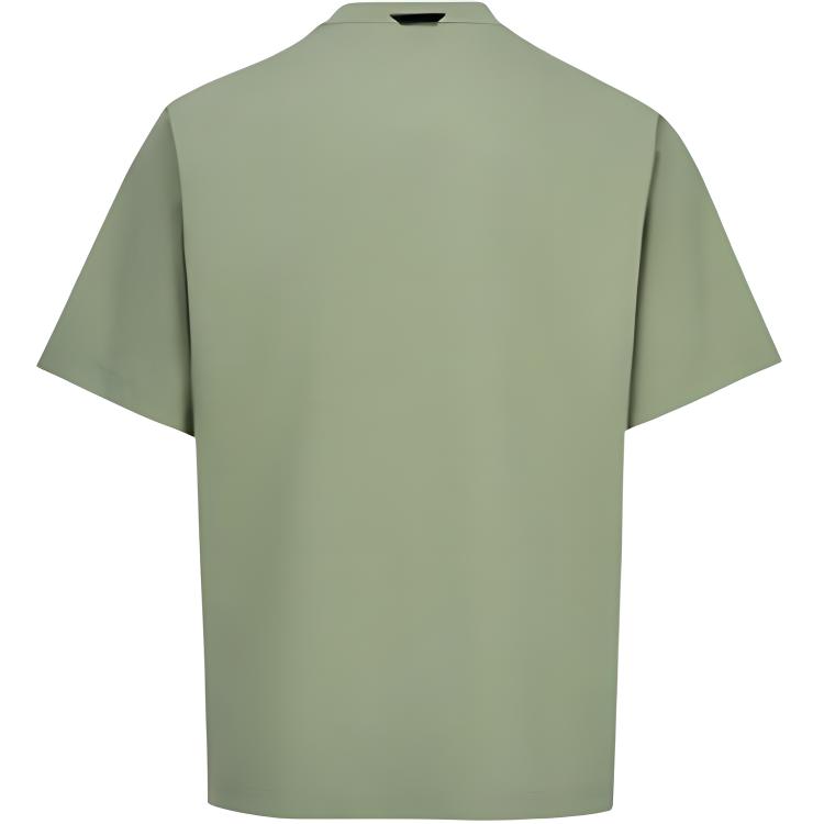 Reebok Solid Color Sports Casual Short Sleeve T-Shirt Men Tops Light-Army-Green 23RCS413MGL2