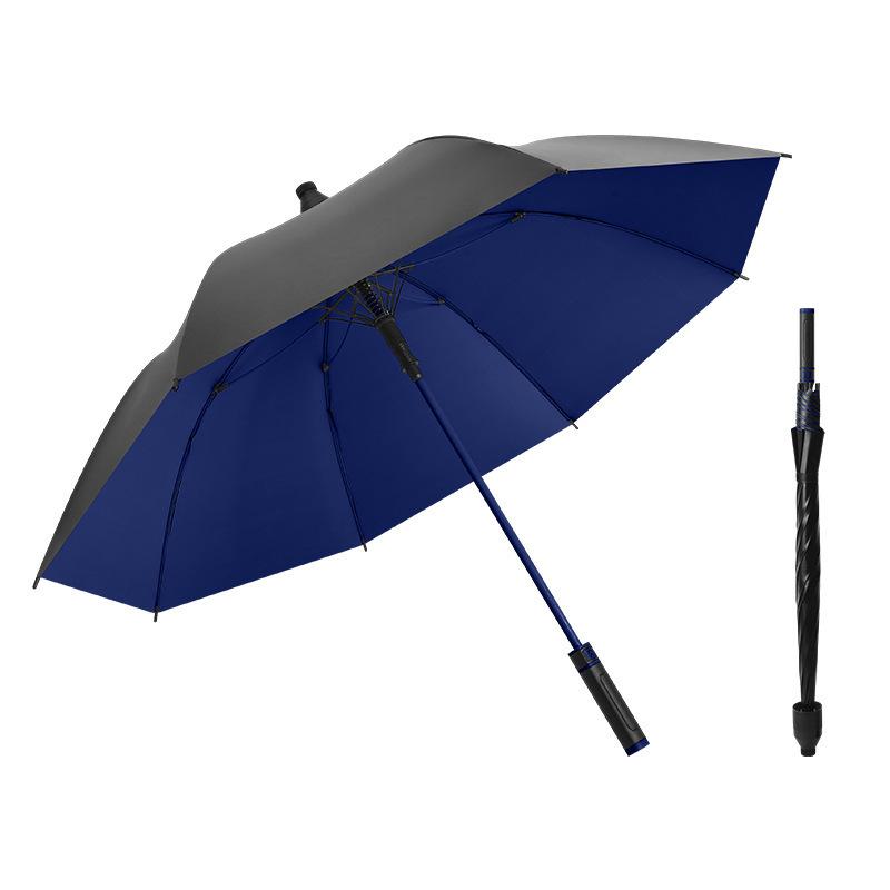 Light Luxury Waterproof Umbrella Automatic Golf Umbrella Long Handle Vinyl Fiber Umbrella