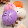 Creative Soft Baozi Plush Pillow With Pp Cotton Filling For Kids And Adults