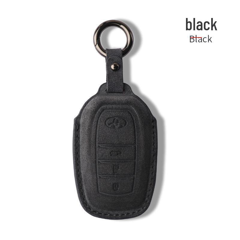 Suede Key Case for Toyota: Fits Corolla, Camry, Levin, Avalon, Highlander, CHR