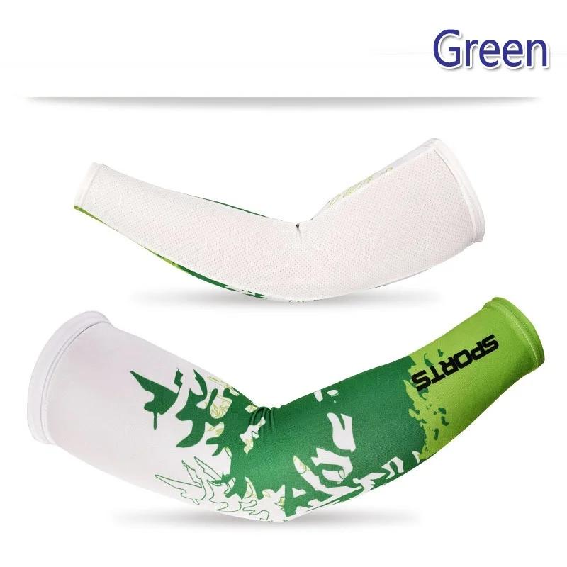 New Fashion Sports Ice Silk Cool Arm Sleeve Cycling Arm Elbow Sun Protector  Summer Sleeve