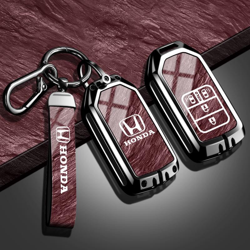 4 Buttons Car Key Case For Honda New NBOX Custom N-BOX JF3/JF4 JF1/JF2 N-BOX+ Plus N Wagon N-One Fob Cover Keychain Accessories
