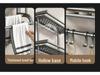 Gray Thick No-Drill Wall-Mounted Bathroom Towel Rack