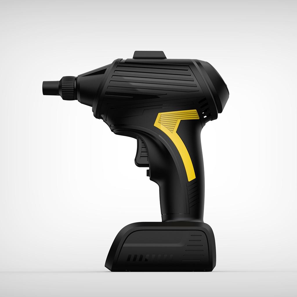 35L/min Tire Inflator Cordless Air Compressor 2000mAh 150PSI Hand Held Air Pump Rechargeable 120W Electric Power 12V