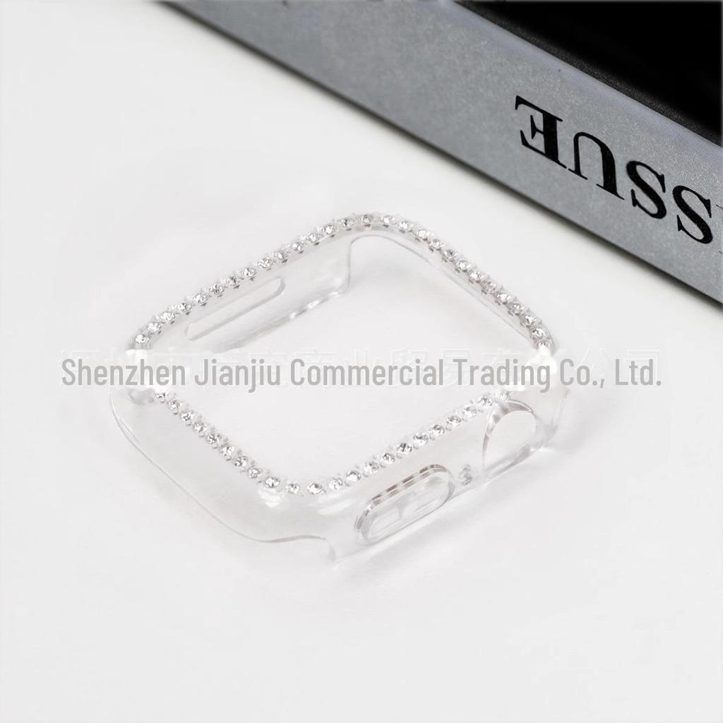 Koperta 46 mm z diamentami do zegarka Apple Watch Series 3-10