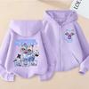 Kpop Demon Hunters Hoodie Children Clothes Kid Autumn Long Sleeve Sweatshirt Zipper Hoody Top