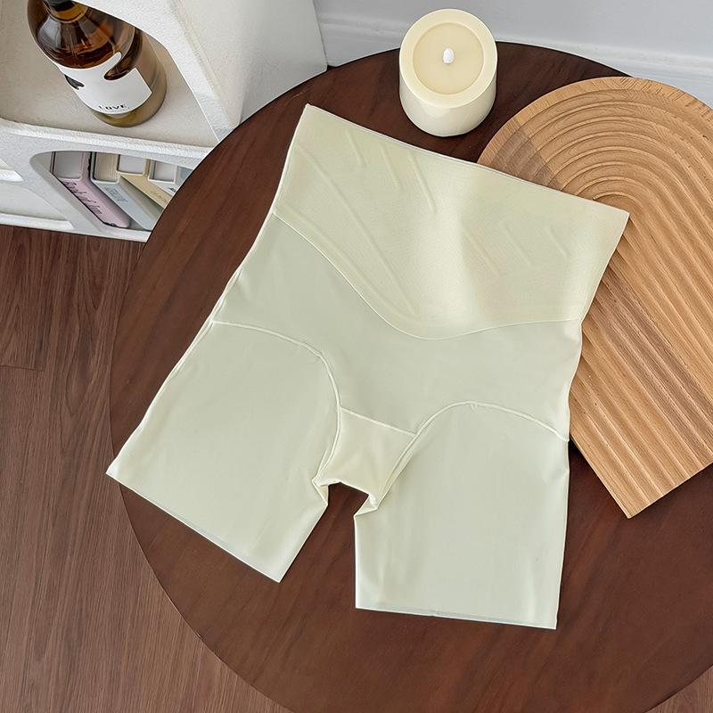 Ladies Summer Light Plastic Belly Lift Hip Ice Silk 10A Antibacterial Bottom Crotch Anti Slip Traceless High Waist Safety Underwear