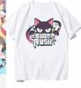 Blue Anime Archive T Shirts Sugar Rush Funny Unisex Clothing Unisex Streetwear Unisexga Cosplay Clothes Graphic Tshirts