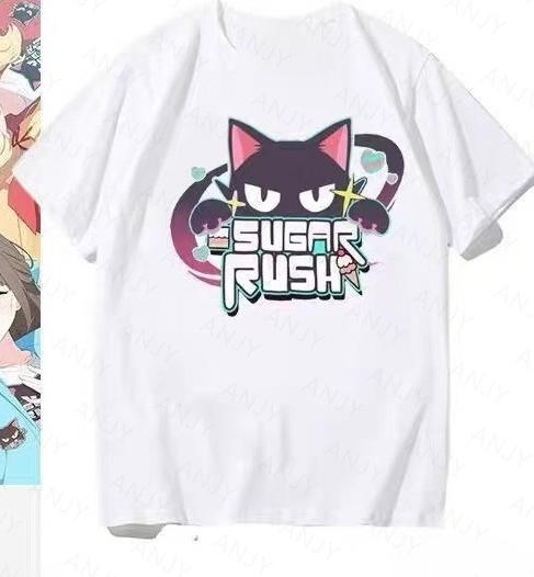 Blue Anime Archive T Shirts Sugar Rush Funny Unisex Clothing Unisex Streetwear Unisexga Cosplay Clothes Graphic Tshirts