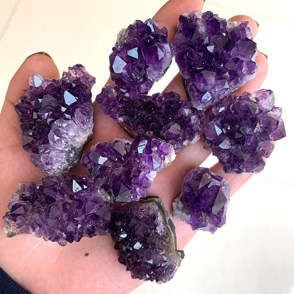 Amethyst Rough Stone Purple Water Block Amethyst Rough Stone Flower Amethyst Cluster Home Decoration
