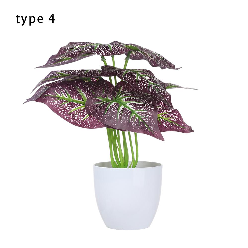 Room Home Decoration Fake Greenery Green Foliage Artificial Plants Bonsai Simulation Flowers Potted