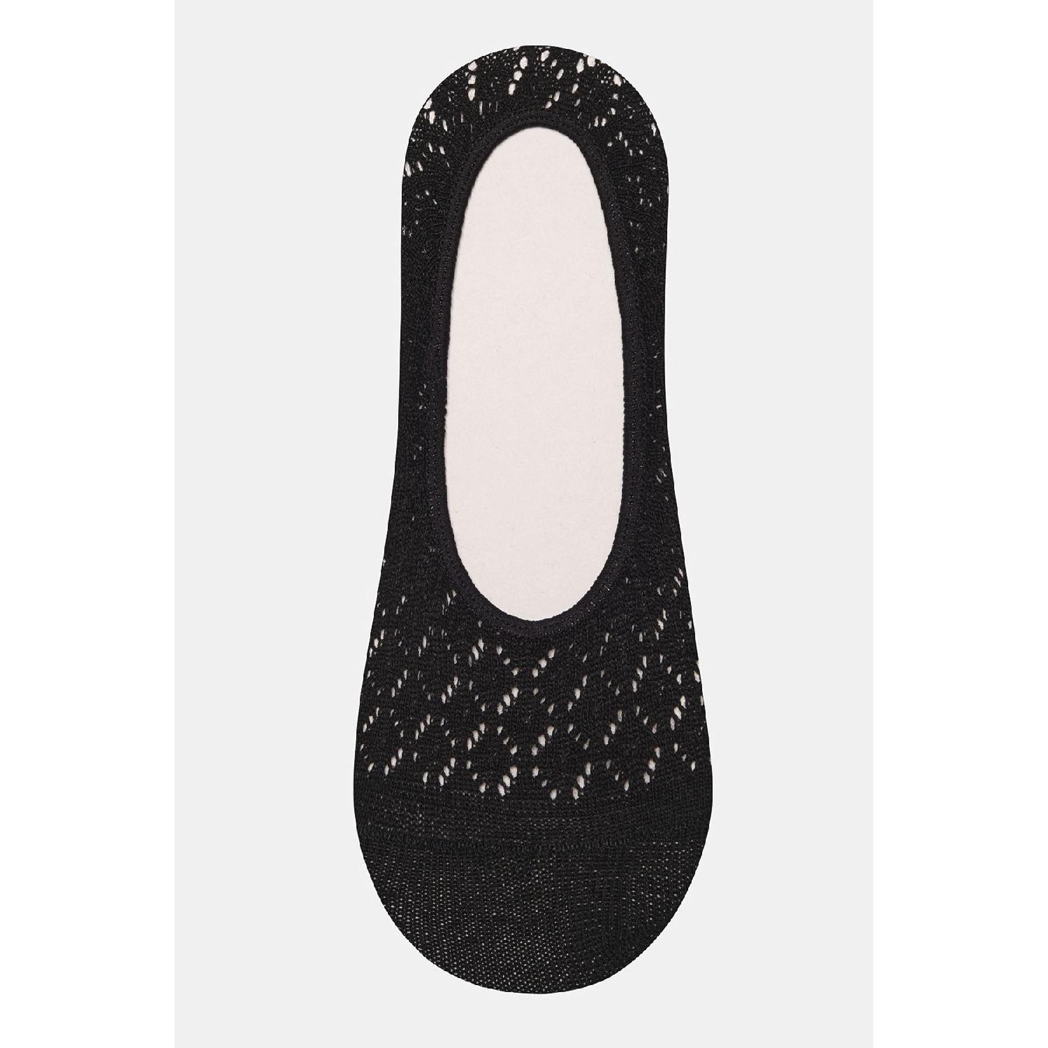 

Black Lace Flat Shoes Standart чорний