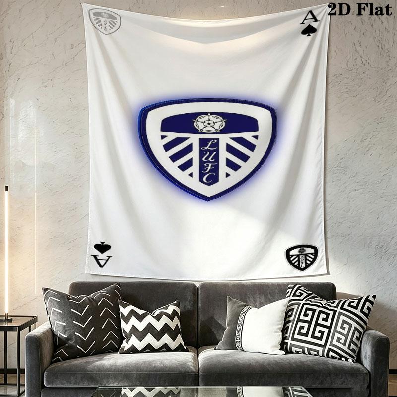 Leeds poster  Wall Hanging Printed Fabric Blanket Decorative Tapestries for Bedroom Living Room Home Decor