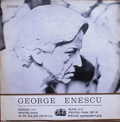 

LP Record GEORGE ENESCU Sonata Nr.3 Pentru Pian In Re Major ECE0272 Electrecord Romania Classical Used