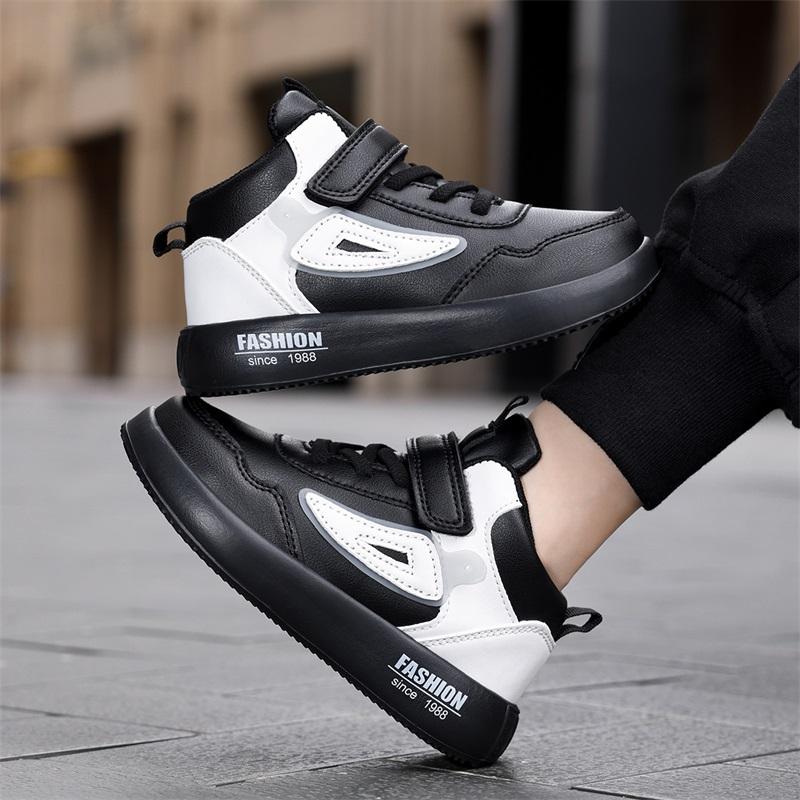 New Style Spring Children Shoes Leather Waterproof Sports Shoes Kids Lightweight Girls Boys Casual Fashion Sneakers