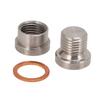 Automotive Oxygen Sensor Adapter Metal Car Accessories Electro Galvanized High Strength M12x1.25