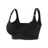 Thin Smooth Memory Steel Ring Large Size Bra with Double Breasts Deep Women's Underwear