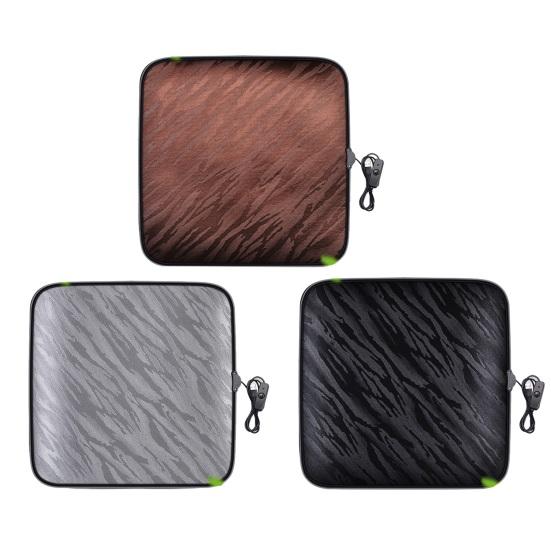 Universell Sittkudde Värmekudde med Halkfri Undersida Varm Sittdyna för Bil SUV Säte