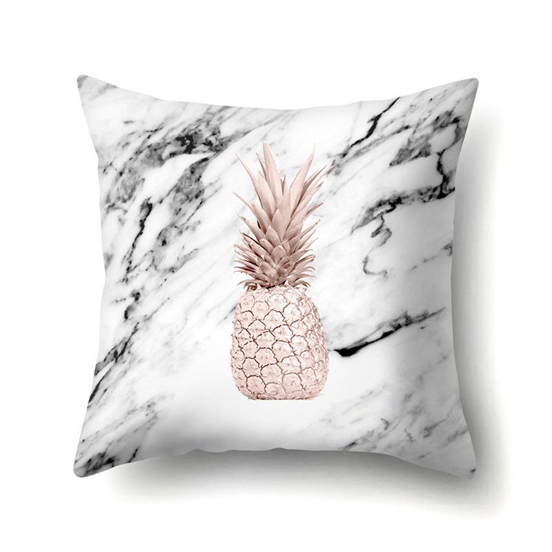 Polyester Pillow Case Automobile Decoration Home Print Pillow Case Automobile Sofa Waist Cushion Cover