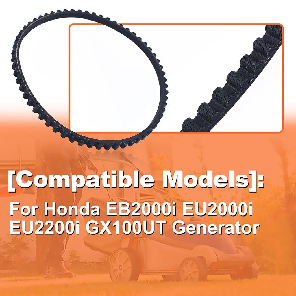 Zahnriemen für Honda EB2000i EU2000i EU2200i GX100UT Generatoren # 14400-Z0D-003, Zahnriemen.
