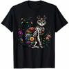 Day Of The Dead Sugar Skull Cat T-Shirt Funny Cinco De Mayo Gift