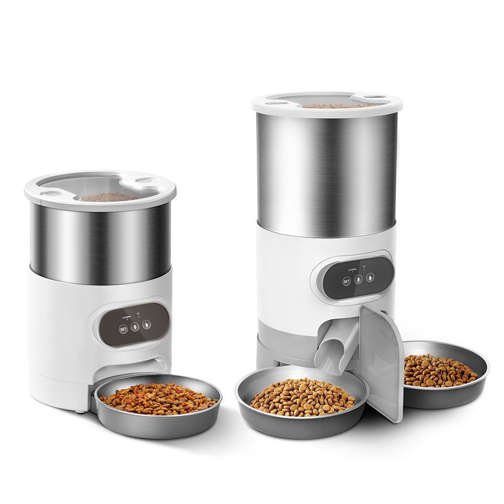 Smart Cat Feeder: Timed, Portion-Controlled, Voice Broadcast, Global Compatibility - Bestseller in EU, US, SEA