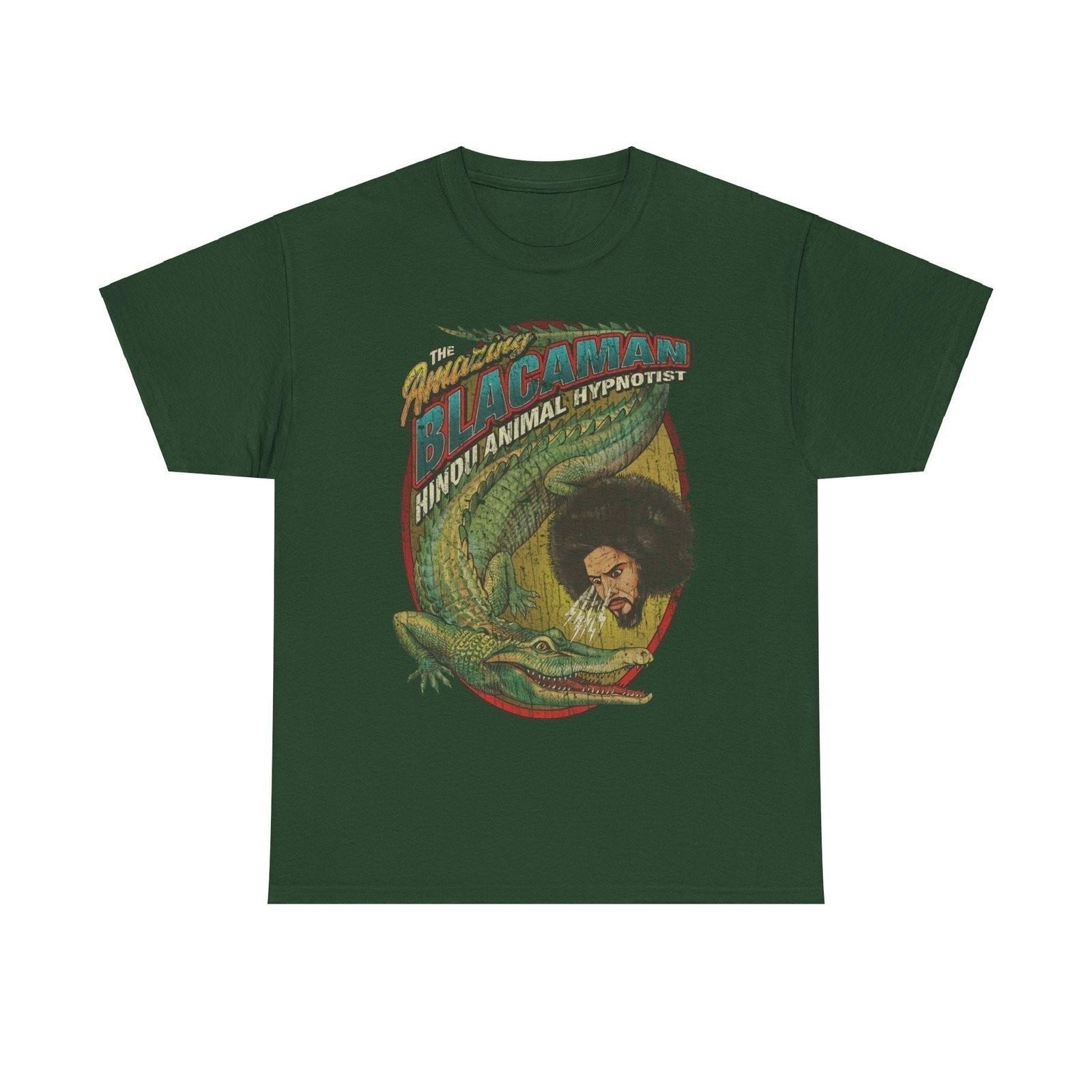 The Amazing Blacaman 1924 Hindu Animal Hypnotist Circus Performer T-shirt XXXXL