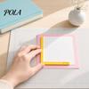 L-shaped Ruler Set Paper Crafting Alignment Guides with Storage Case, 5 Pcs Color-Coded L-Shaped Framing Spacer Spacers Size Tabs for Card Making,