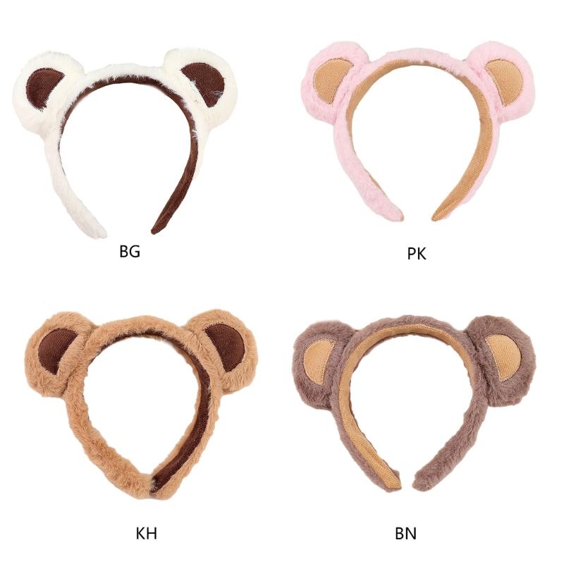 Furry Little Bear Hair Hoop Party Cosplay Cartoon Headband Hairband Cute Headwea