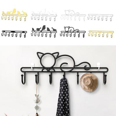 Heavy 7-Hook Organizer Iron Key Chain Hook High-quality Hanging Holder  Kitchen