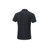Li Ning Plain Casual Polo Shirt Men Tops Black APLU255-1