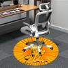 1PC Garfield Office Round Rug, Non-slip, Soft and Durable Office Rug for Interior Decoration, Perfect for Office yy250915084
