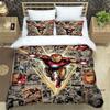 Set biancheria da letto con copripiumino e federa a tema cartone animato di Iron Man, adatto per le camere da letto di ragazzi e ragazze e come regalo per bambini.