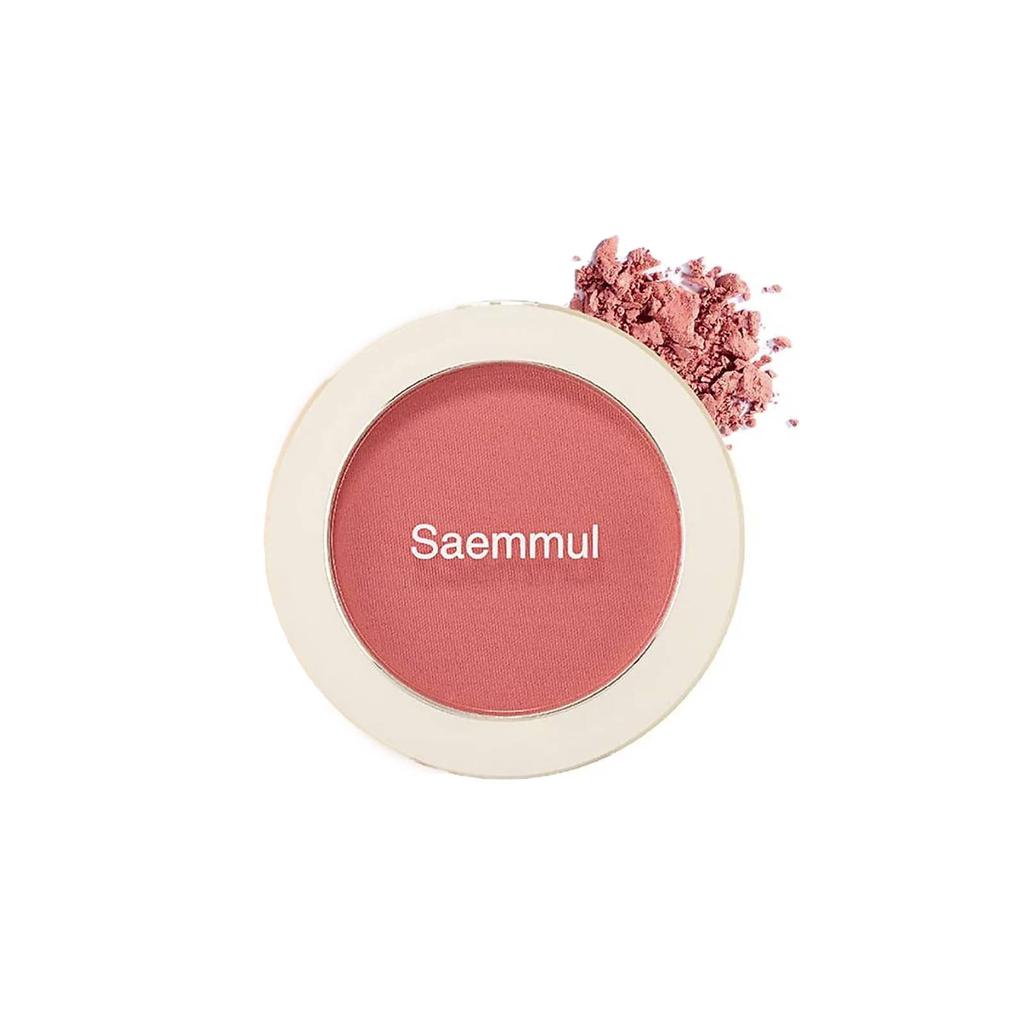 The Saem, Saemmul, single blusher, CR02 baby coral, 0.18oz