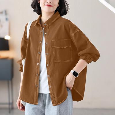 Γυναικεία μακρυμάνικη μπλούζα με γυριστό γιακά