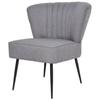 Day and Night - Day and Night Light Gray Fabric Cocktail Armchair